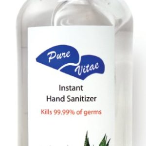California Shop Small Pure Vital Hand Sanitizer with Aloe, 8 oz. – Case of 10 Bottles