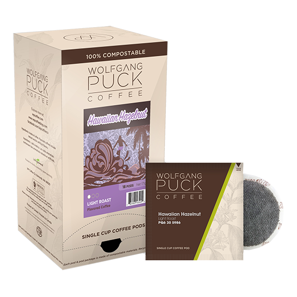 Product Image and Link for Wolfgang Puck Single Serve Paper Coffee Pods