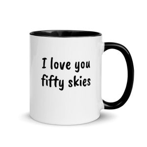 Product Image and Link for Fifty Skies Ceramic Mug w/ colorful accent