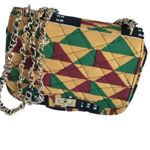 Product Image and Link for Nigerian Kente Cloth Purse with Strap