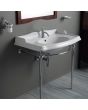 Product Image and Link for Britannia Large Rectangular Sink Console with Front Towel Bar – Whitehaus B-AR864-ARCG1-P