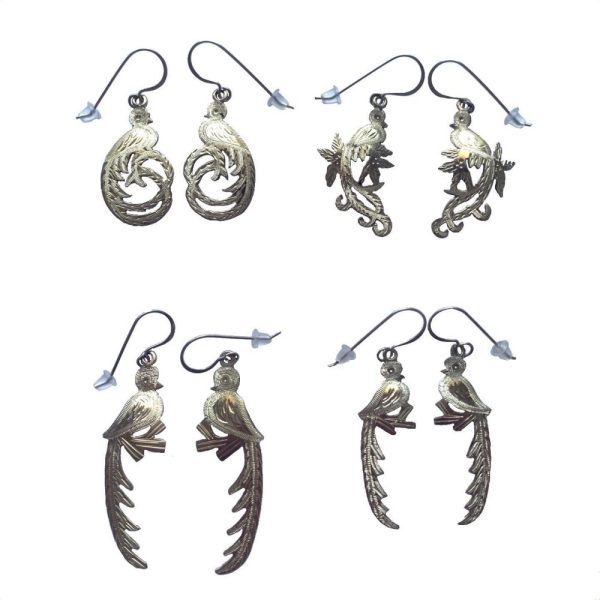 Product Image and Link for Verona Quetzal Bird Earrings