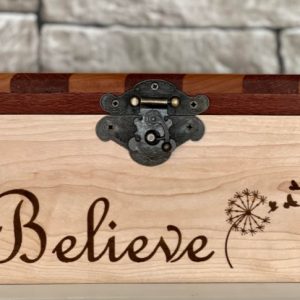 Product Image and Link for Keepsake/Memory Box: Leopardwood, Maple and Cedar