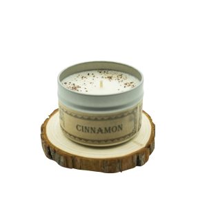 Product Image and Link for CASSIA CINNAMON 4OZ BOTANICAL CANDLE TRAVEL TIN by Wax Apothecary