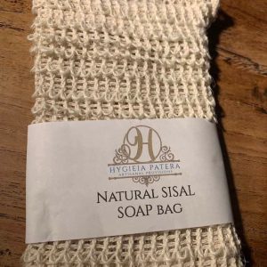 California Shop Small Natural Sisal Soap Bag