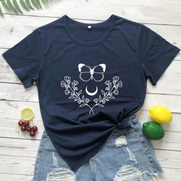 California Shop Small Crystal Butterfly T-shirt
