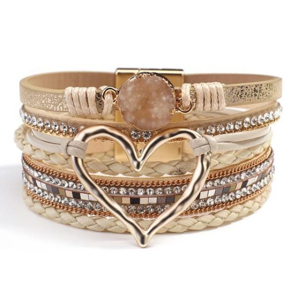 California Shop Small Chelsea Heart Cuff Bracelet