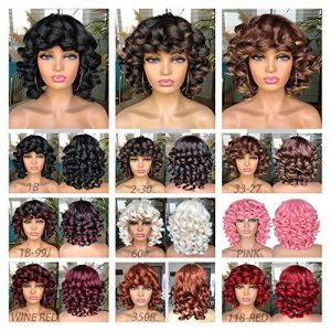 California Shop Small Hair Plus ME Curly Wig with Bangs