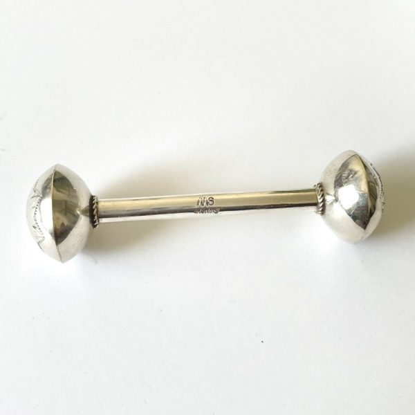 Product Image and Link for Sterling Silver Engraved Baby Rattle