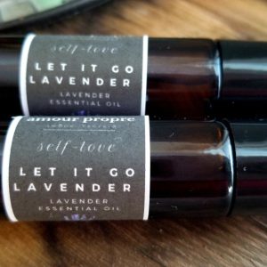 California Shop Small Let It Go Lavender Smudge Oil | Aromatherapy | Quartz Crystal Infused | Convenient Size | Gift Idea | Live in love.