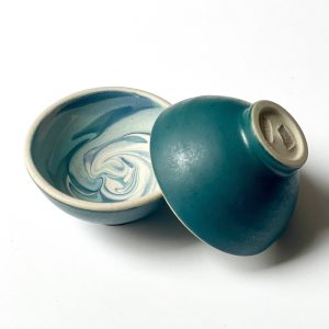Product Image and Link for Turquoise Swirled Mezcal Cups (Set of 2)