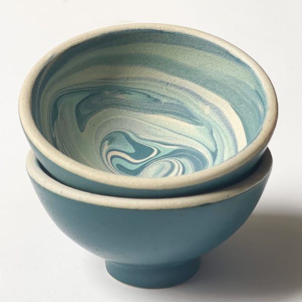 Product Image and Link for Turquoise Swirled Mezcal Cups (Set of 2)