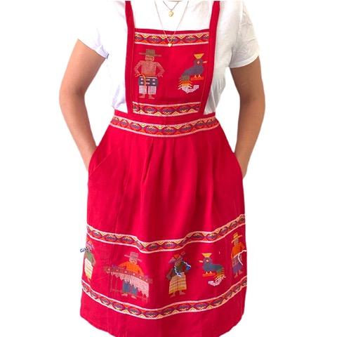 Product Image and Link for Embroidered Guatemalan Apron (Multiple Colors)