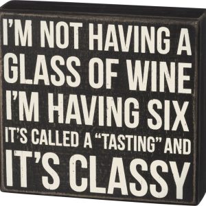 Product Image and Link for Classy Wine Tasting Sign
