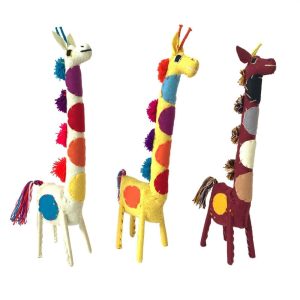Product Image: Felt Polka Dot Giraffes