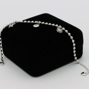 Product Image: Silver Bracelet With Crystal Charms