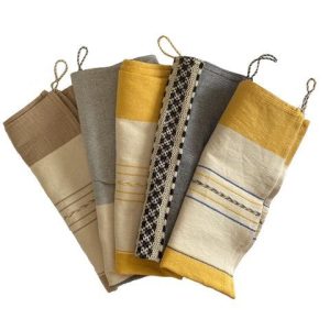 Product Image: Oversized Striped Cotton Kitchen Towels