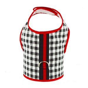 Product Image and Link for Gingham Check Dog  Vest Harness – 4 Colors