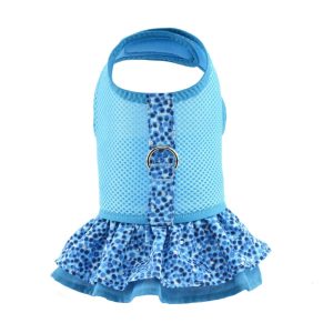 Product Image and Link for Aqua Air Mesh Ruffled Dog Vest Harness