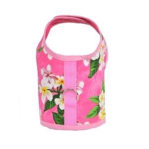 Product Image and Link for Pink Hawaiian Print Dog Vest Harness