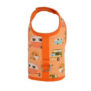 Product Image and Link for Mid Century Modern Camper Print Dog Vest Harness