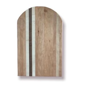 Product Image and Link for Cedar Chopping Board with Decorative Stripe – Custom Engraving Available