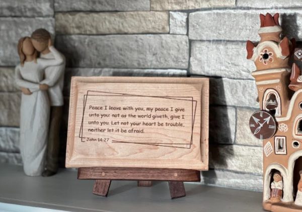 Product Image and Link for Wooden Scripture Maple Plaque