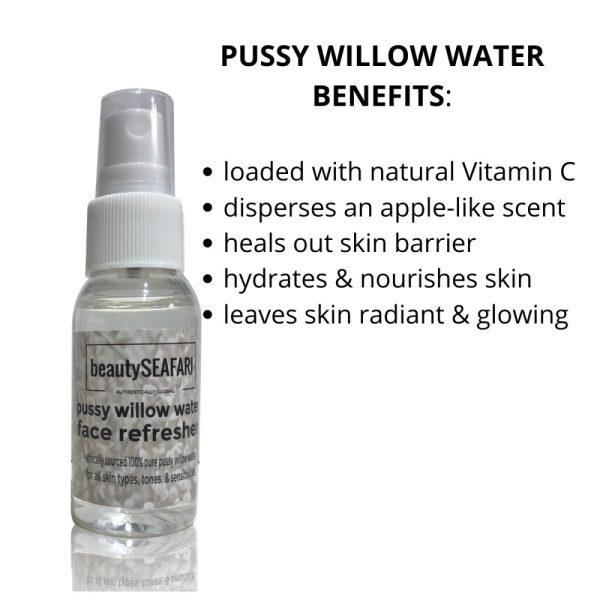 California Shop Small Travel Size Pussy Willow Water Face Refresher Spray Mist