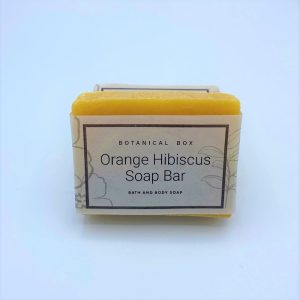 California Shop Small Orange Hibiscus Soap Bar