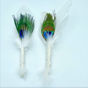 Product Image and Link for Smudging Feather, Peacock/ Goose Feather
