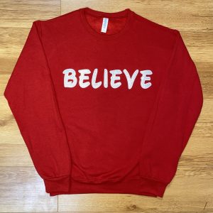 Product Image and Link for Unisex Crewneck Sweatshirt- BELIEVE