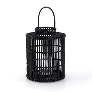 Product Image and Link for Caraway Large Lantern-Ebony Rattan