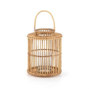 Product Image and Link for Caraway Small Lantern-Natural Rattan
