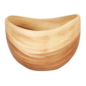 Product Image and Link for Carved Acacia Wood Bowl