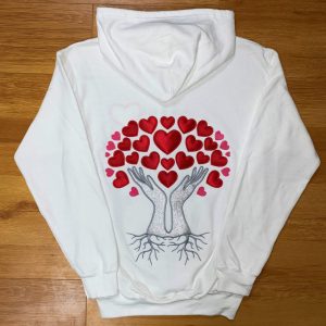 California Shop Small Unisex ZipUp Hooded Sweatshirt- Family Tree
