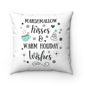 California Shop Small Marshmallow Kisses – Holiday Accent Pillow