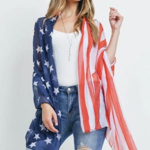 Product Image and Link for USA Kimono Flag Wrap