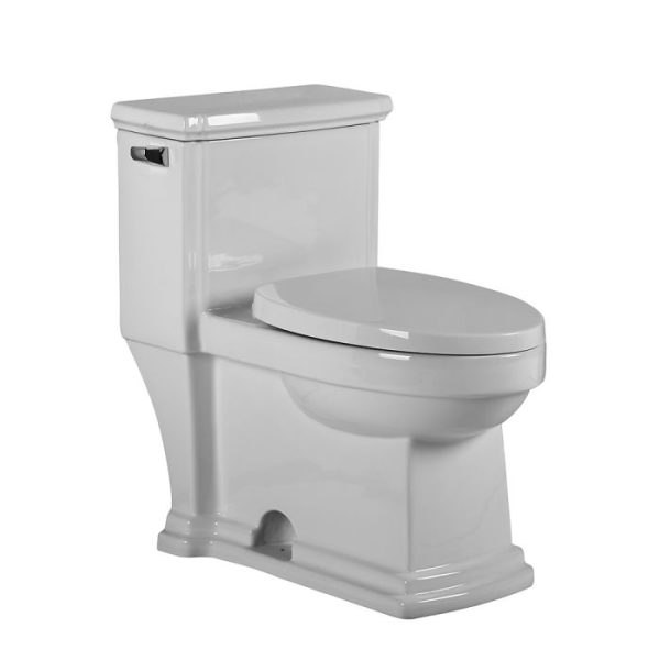 Product Image and Link for Classic Design – Magic Flush Eco-Friendly One Piece Single Flush Toilet With Elongated Bowl – Whitehaus WHMFL221-EB