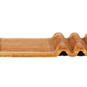 Product Image: Waffle Carved Wood Tray