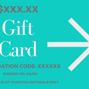 California Shop Small Dakeyda Naturals’ Gift Card