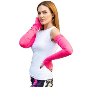 Product Image and Link for Full Length Arm Sleeves – Coral