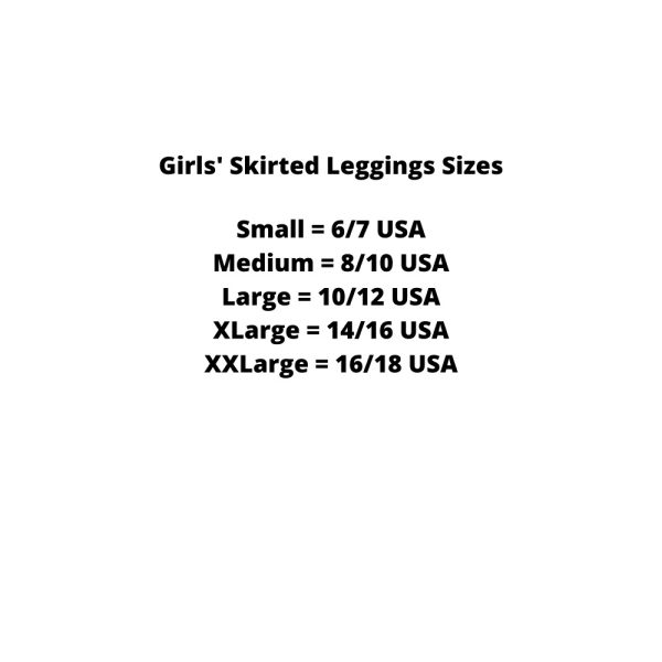 California Shop Small Girls Skirted Leggings for Play or Swim – Black