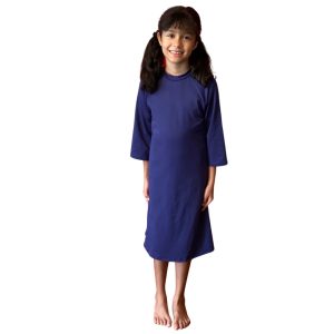 Product Image and Link for Navy Blue Girls Swim Dress
