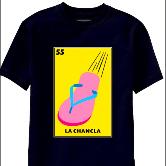 California Shop Small La Chancla Loteria Graphic T-Shirt