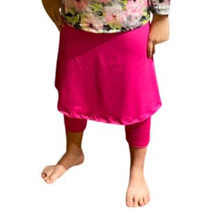Product Image and Link for Skirted Leggings for Girls – Pink