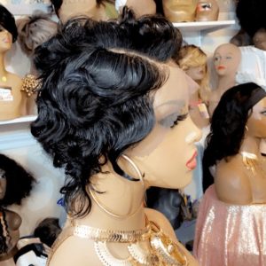 California Shop Small Hair Plus ME 1920s 6″ Finger Wave Wig