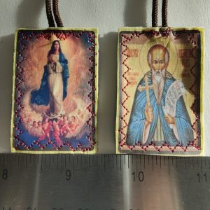 California Shop Small Mother Mary/St. Benedict Scapular