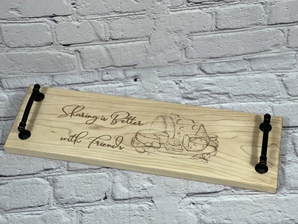 Product Image and Link for Solid Maple Charcuterie Board/Serving Board