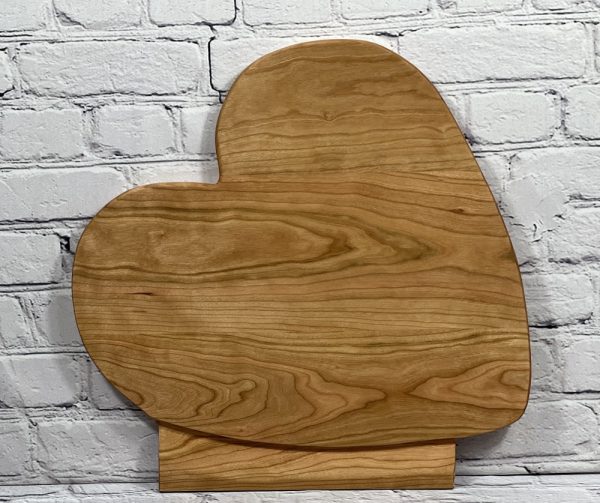 California Shop Small Heart Shaped Cutting Board
