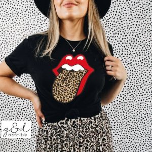 Product Image and Link for Leopard Tongue Tshirt